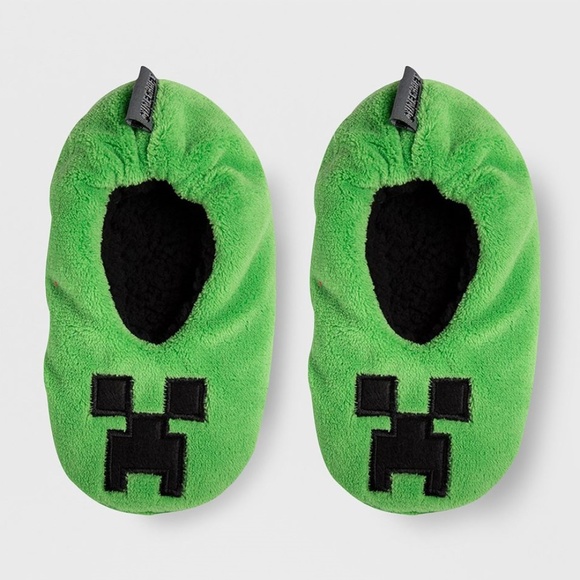 boys slippers minecraft